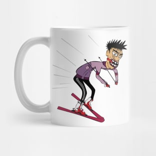 Crazy skier Mug